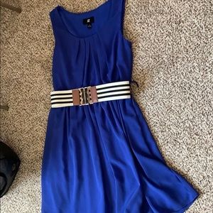 dress with a belt